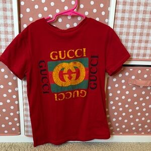 Gucci Kids Red T-Shirt